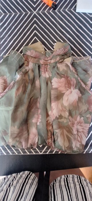 Abito lungo floreale donna