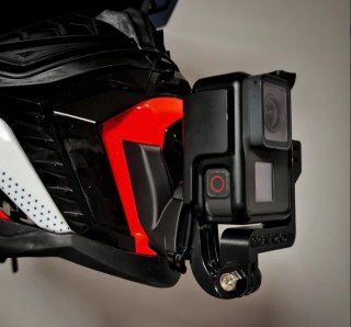LS2 MX701 Explorer: Soporte mentonera GoPro