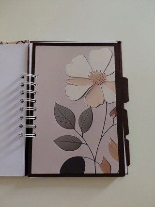 Libreta floral con mensaje Amigos