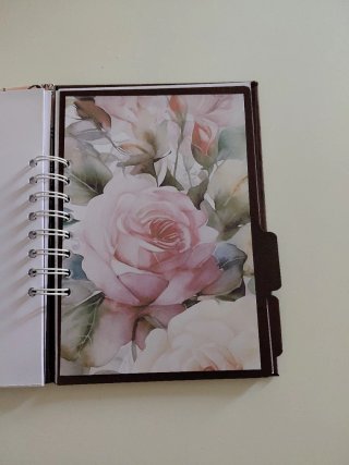 Libreta floral con mensaje Amigos