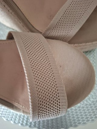 Sandali donna beige con zeppa