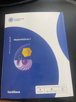 Matemáticas I 1 Bachillerato