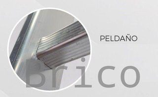 Escalera Aluminio Elite 2x14 - 4+4 M - 80-80x30mm