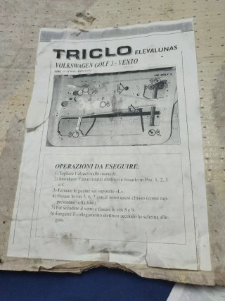 Elevalunas Golf 3 / Vento
