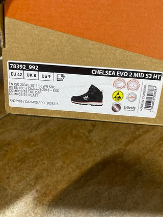 Botas Seguridad Helly Hansen T.42. Nuevo