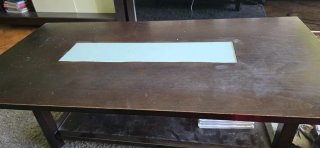 Sofá modular verde de tela Se regala mesa