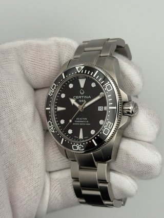 Certina DS Action Automático Negro 43mm -Full Set