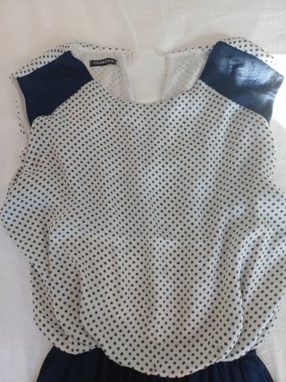 Mono azul marino de verano