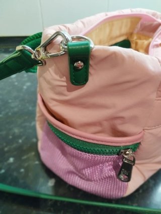 Bolso Pepe Moll rosa y verde