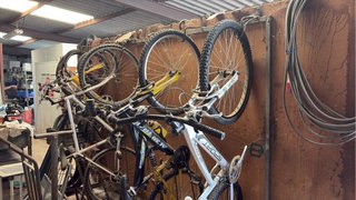 Lote de bicicletas distintos tamańos .
