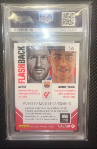 Lote lamine yamal PSA 8 y 2 cartas numeradas /99
