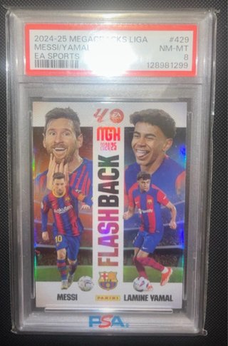 Lote lamine yamal PSA 8 y 2 cartas numeradas /99