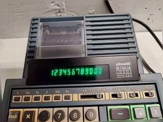 Calcolatrice Olivetti Logos 362 - Raro Oggetto Vintage da Collezione