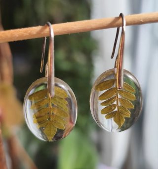 Pendientes Jacaranda natural
