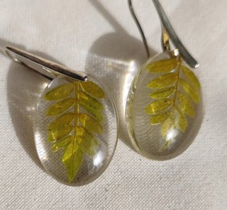 Pendientes Jacaranda natural