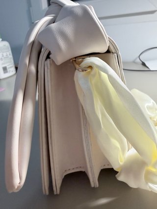 Bolso blanco con dibujos