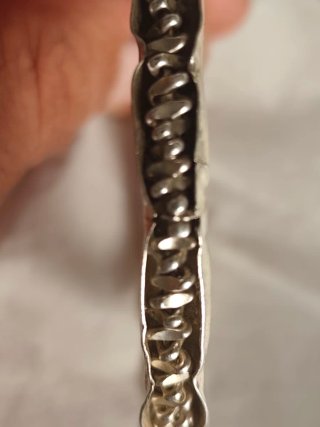 Brazalete vintage plata