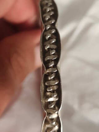 Brazalete vintage plata