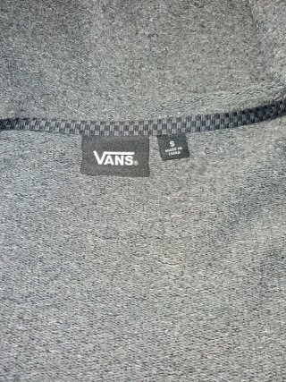 Felpa Vans nera con zip