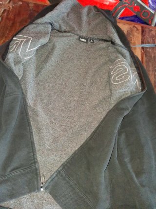 Felpa Vans nera con zip