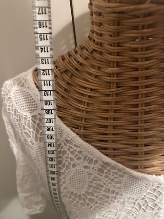 Vestito bianco taglia unica in viscosa