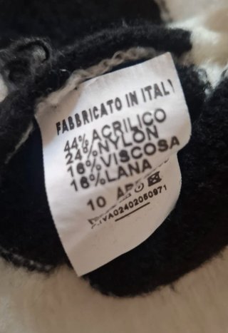 Jersey de rayas blanco y negro
