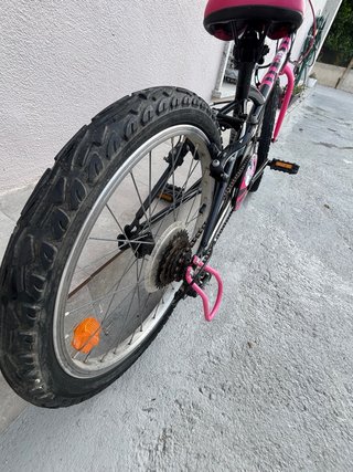 Bicicleta Btwin 20 Rosa y Negra