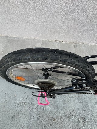 Bicicleta Btwin 20 Rosa y Negra