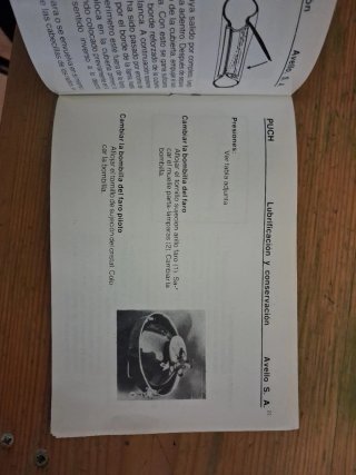 Libro de instrucciones moto Puch