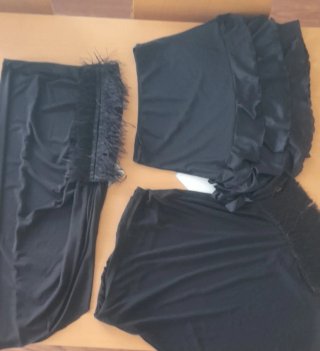 Faldas de noche negras