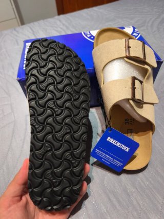 Sandalias Birkenstock Arizona Beige