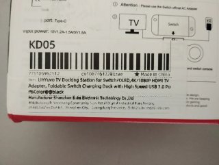 Base de conexión LinYuvo para Nintendo Switch/Lite