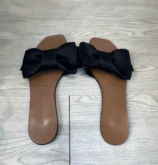 Sandalias Rinascimento Mujer Negro Lazo