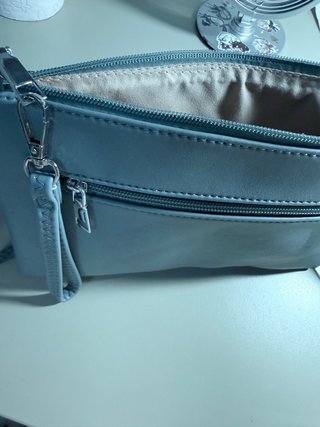 Bolso Elisa Bag azul tejido