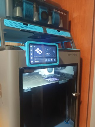 Impresora Bambu Lab P2S con AMS 2 Pro