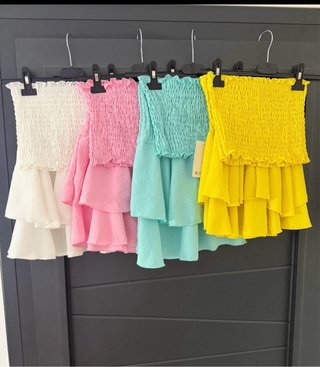 Conjunto Top y Falda Tiered