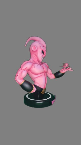 Figura en 3D, Busto Buu Dragon Ball