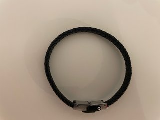Pulsera Viceroy trenzada marrón y plata