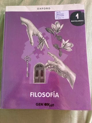 Filosofía 1º Bachillerato. Libro del estudiante...