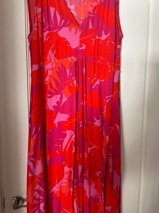 Vestido Mango estampado hojas