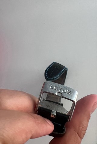 Reloj Lotus Piel Hombre Negro/Azul
