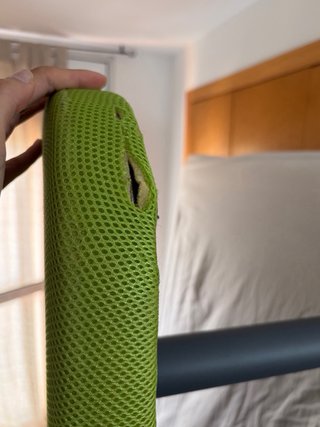 Somier tapizado 135cm verde