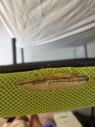 Somier tapizado 135cm verde