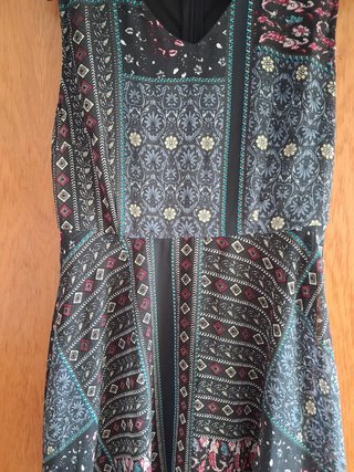 Vestido Iska de estilo boho estampado patchwork