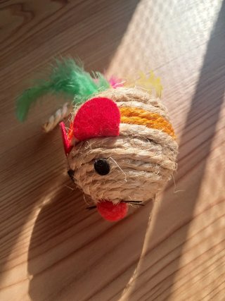 Brinquedo para gato em formato de rato