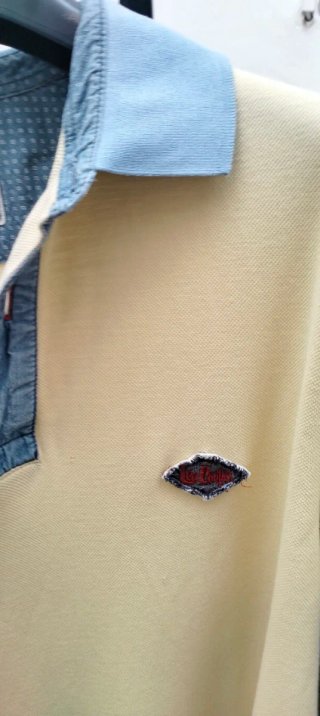 Polo Lee Cooper vintage giallo