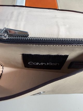 Bolso CK Calvin Klein Beige y Naranja
