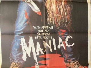 Póster Película Maniac (1980)