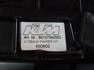 SELLA ANTERIORE KTM DUKE 790 2018 2020