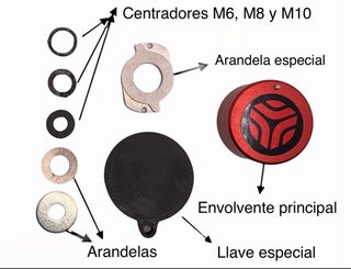 Antirrobo para tubos de escape moto UNIVERSAL